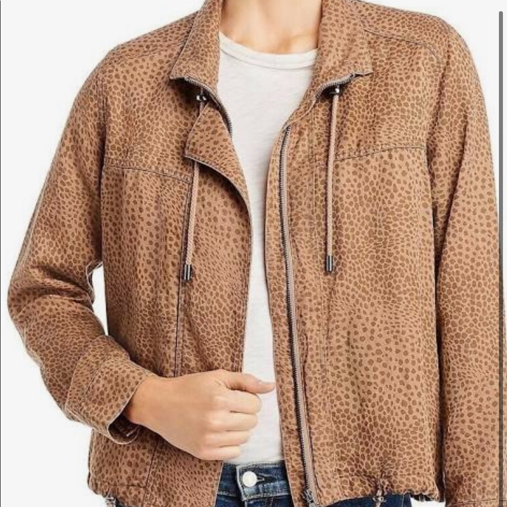 Rails Womens Jacket Cheetah Print Draw String - NWT - S